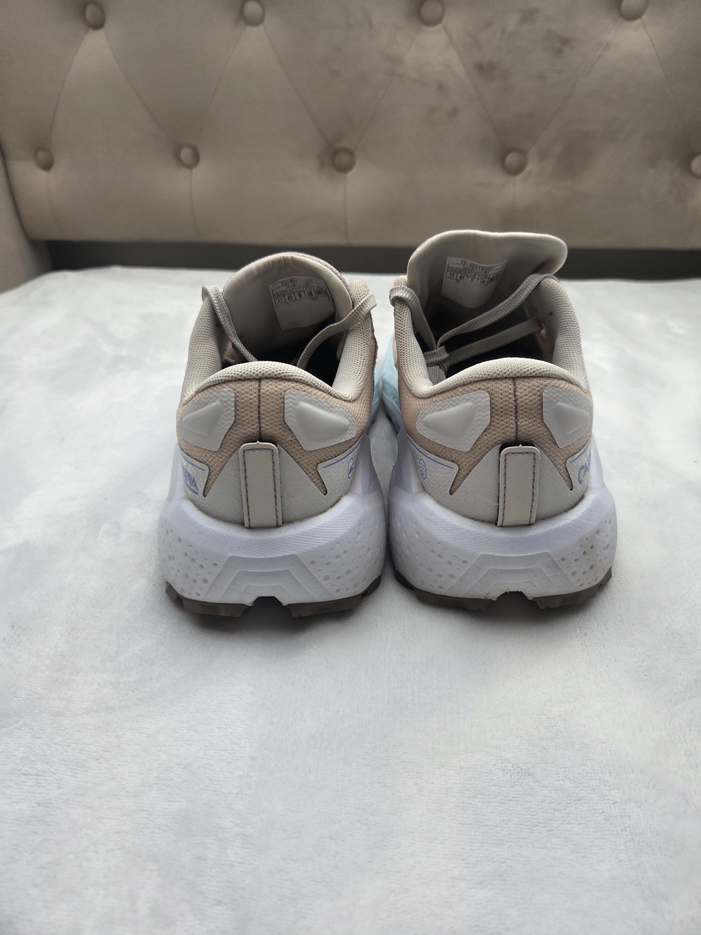 Brooks Caldera 7 Women’s Size 11 Chateau Grey White Sand Trail Running Shoes - Picture 9 of 10
